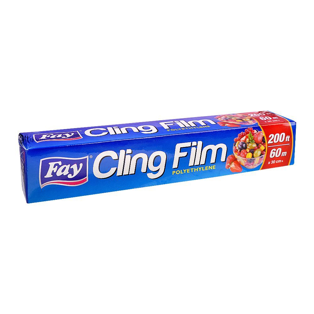 Fay Cling Film, 200Sq.Ft, 60m x 0.3m - Main Image