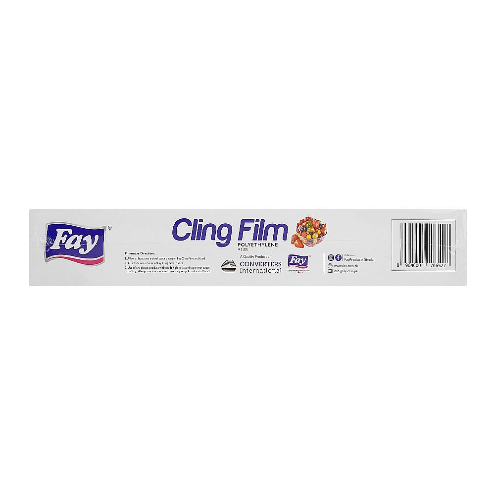 Fay Cling Film, 200Sq.Ft, 60m x 0.3m - Image 2