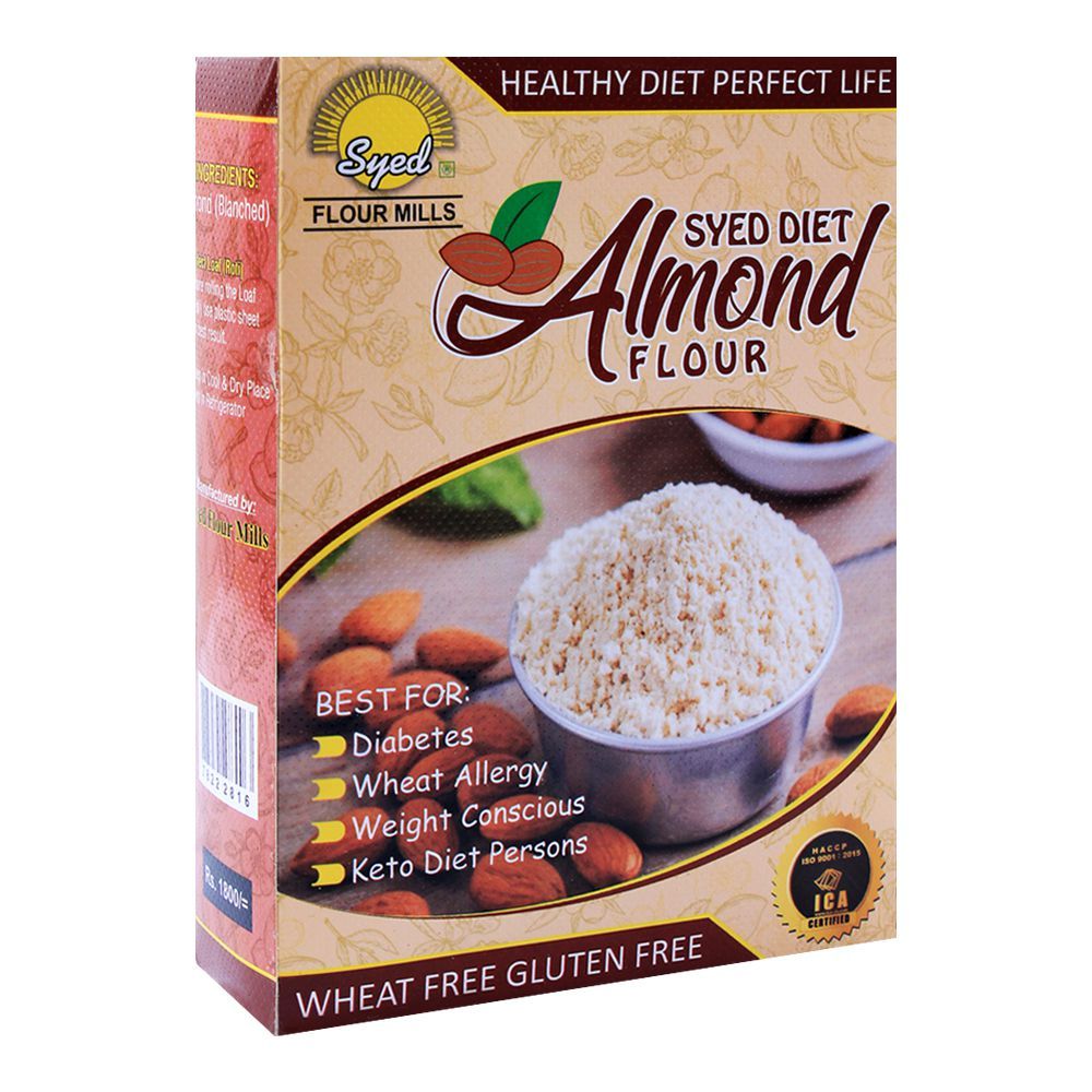 Syed Flour Mills Diet Almond Flour, Wheat & Gluten Free, 500g - Main Image