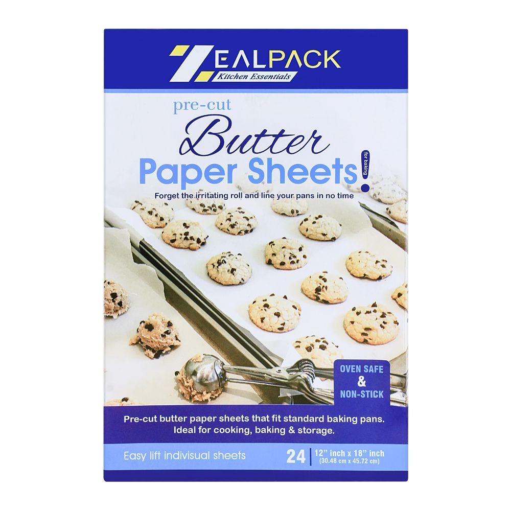 Zeal Pack Butter Paper Sheets 24-Pack - Main Image