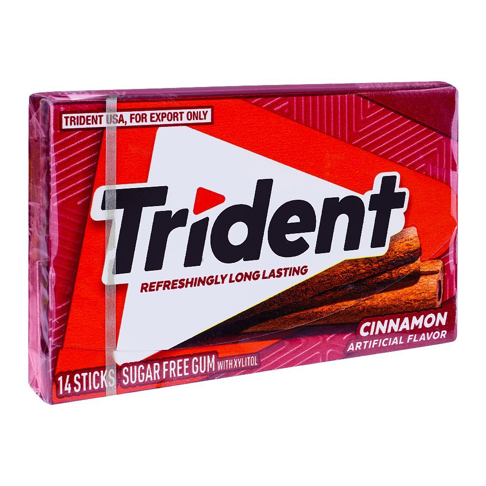 Trident Sugar free Gum Cinnamon, 14-Pack - Main Image