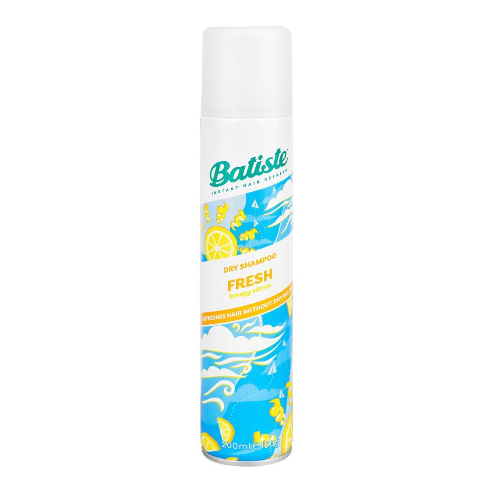 Batiste Fresh Breezy Citrus Dry Shampoo, 200ml - Main Image