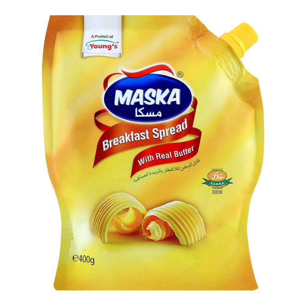 Young's Maska Breakfast Spread, With Real Butter, 400g - Main Image