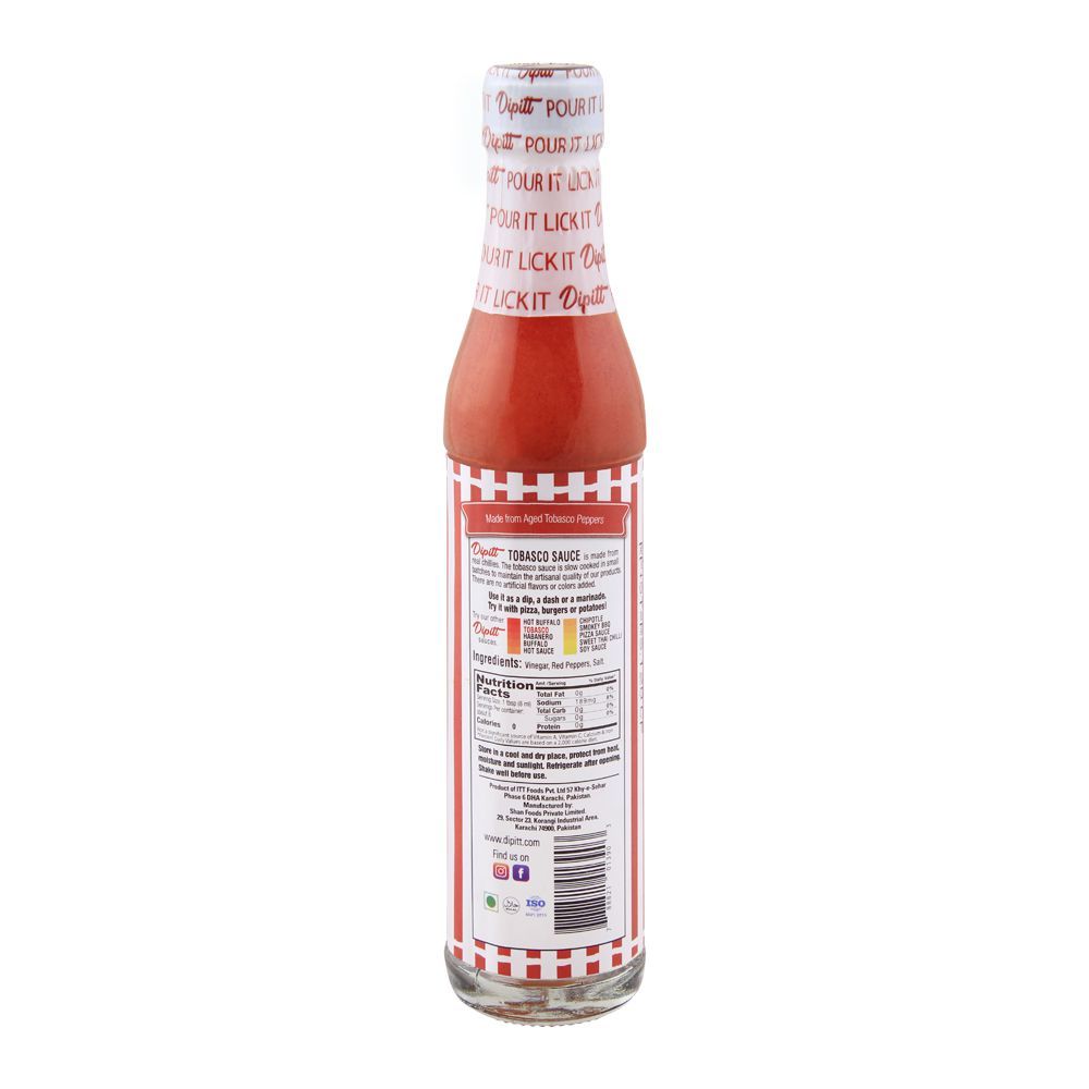 Dipitt Tabasco Sauce, 60ml - Image 3