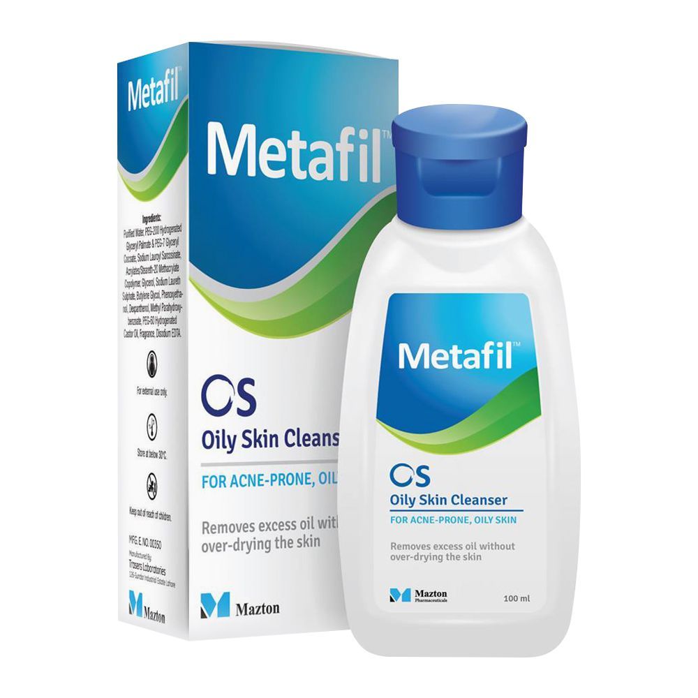 Metafil OS Oily Skin Cleanser, For Acne-Prone and Oily Skin, 100ml - Main Image