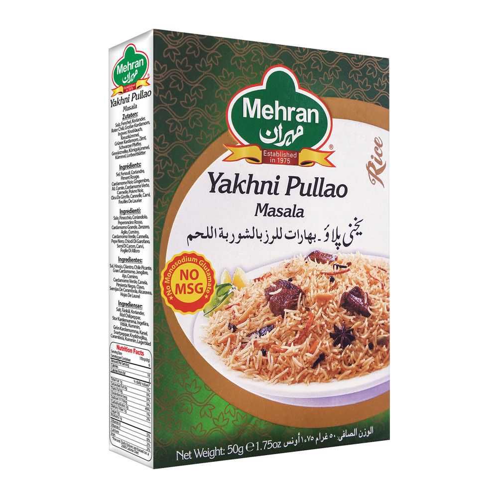 Mehran Yakhni Pullao Masala 50g - Image 2