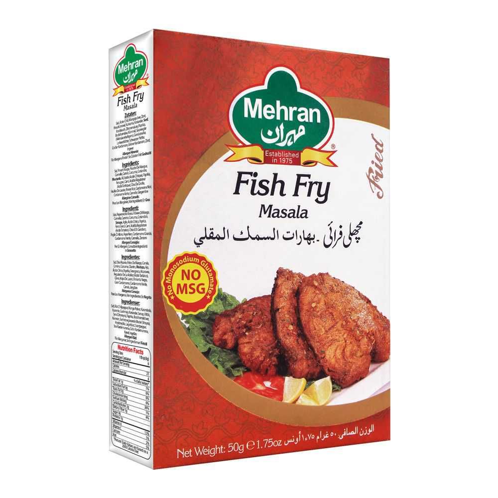 Mehran Fish Fry Masala 50g - Image 2