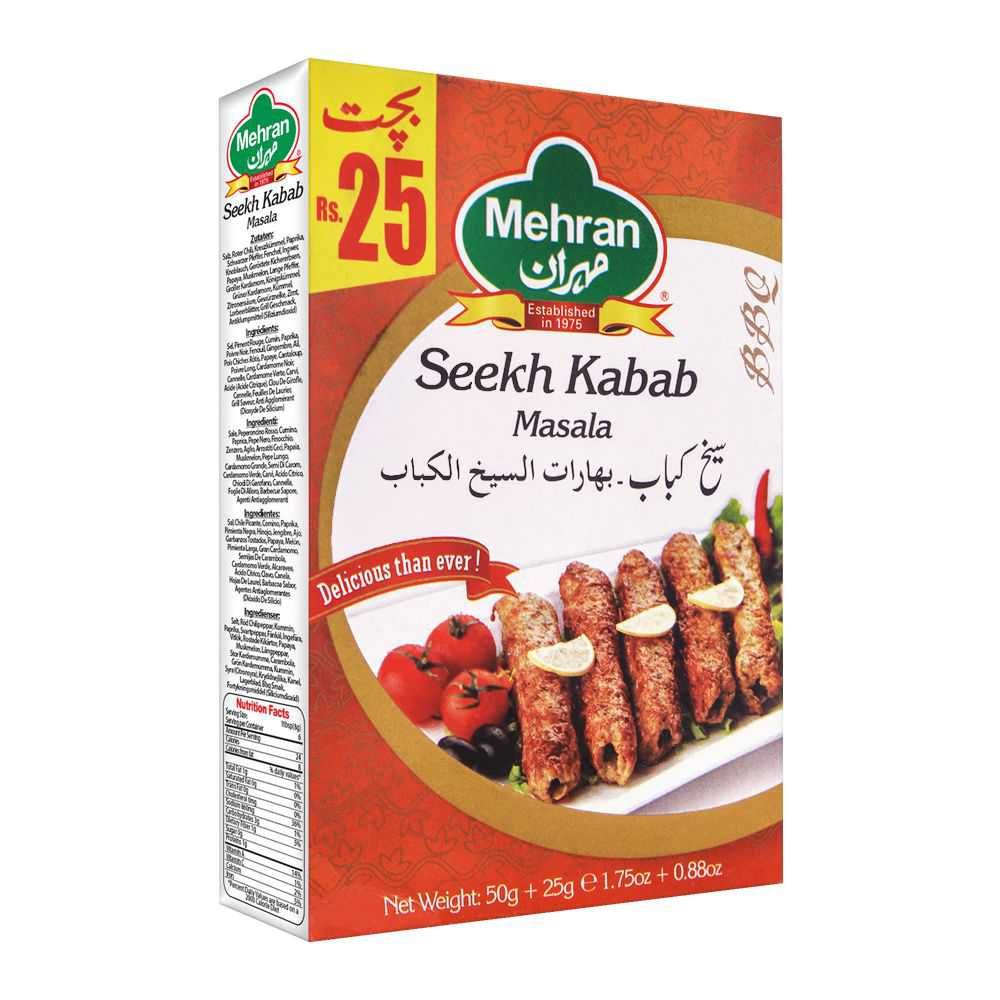 Mehran Seekh Kabab Masala 50g - Image 2