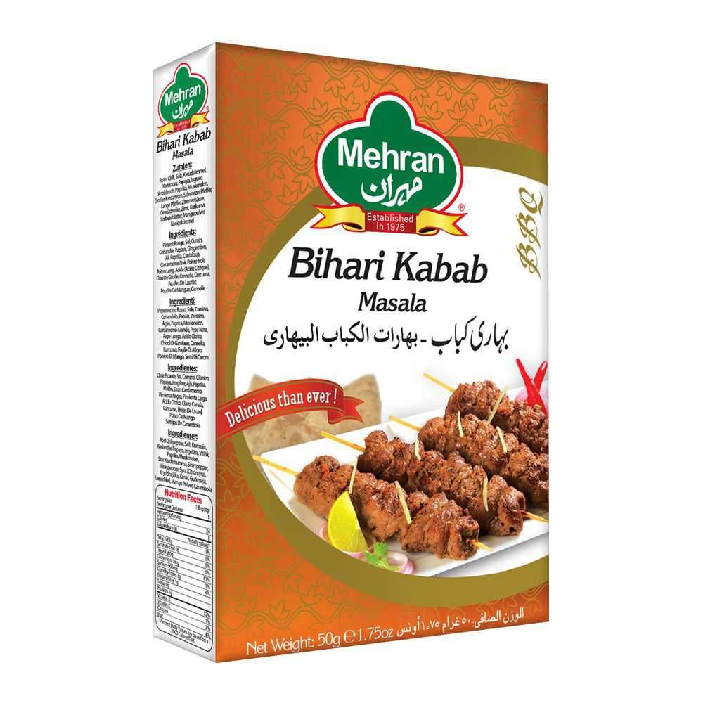 Mehran Bihari Kabab Masala 50g - Image 2