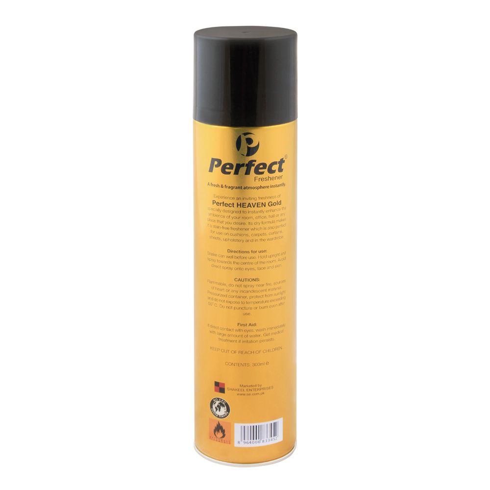 Perfect Heaven Gold Room Air Freshener, 300ml - Image 2