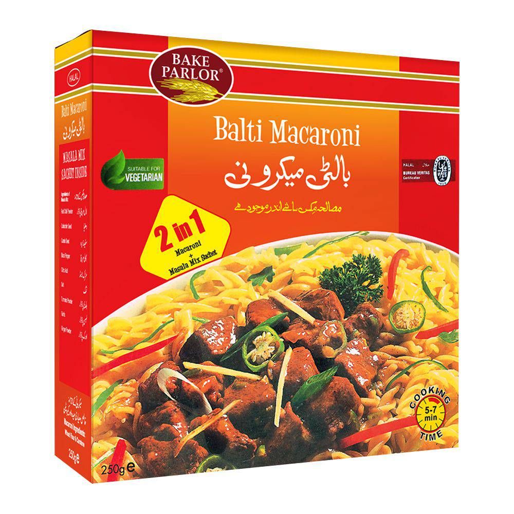 Bake Parlor Balti Macaroni 250gm Box - Main Image