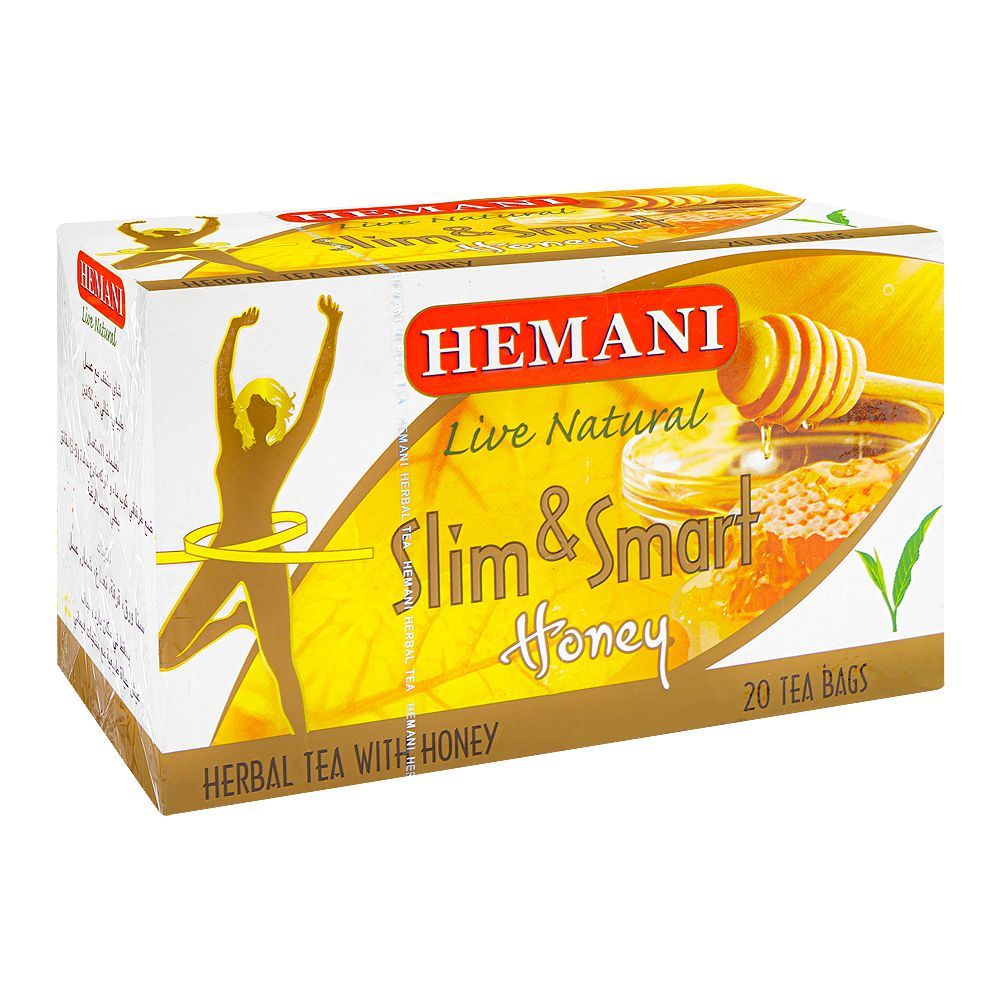 Hemani Slim & Smart Honey Herbal Tea Bags, 20-Pack - Main Image