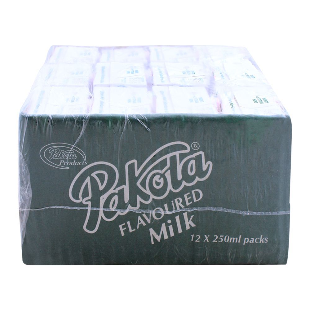 Pakola Strawberry Flavoured Milk, 250ml, 12 Pieces - Image 2