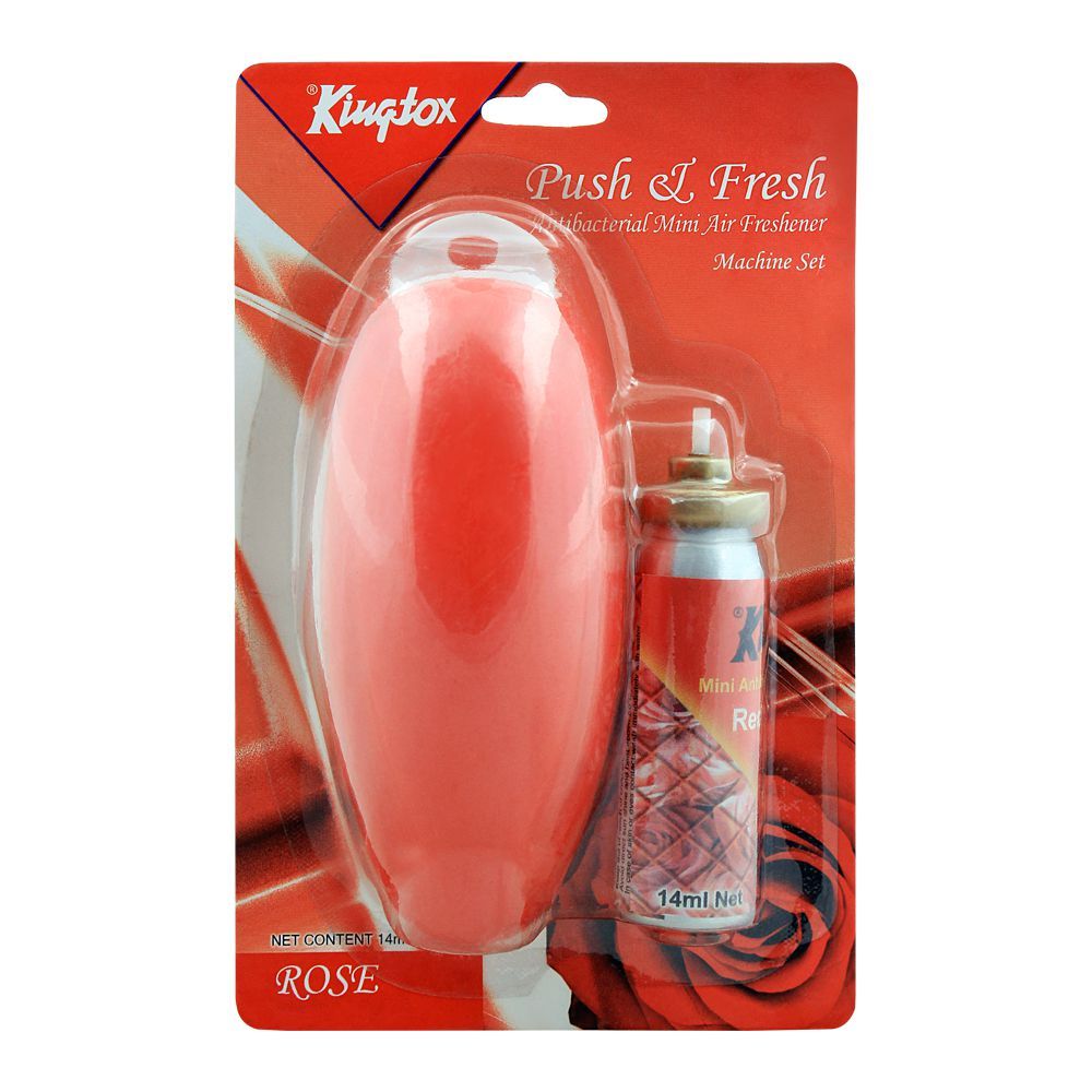 Kingtox Rose Push & Fresh Mini Air Freshener Set - Main Image