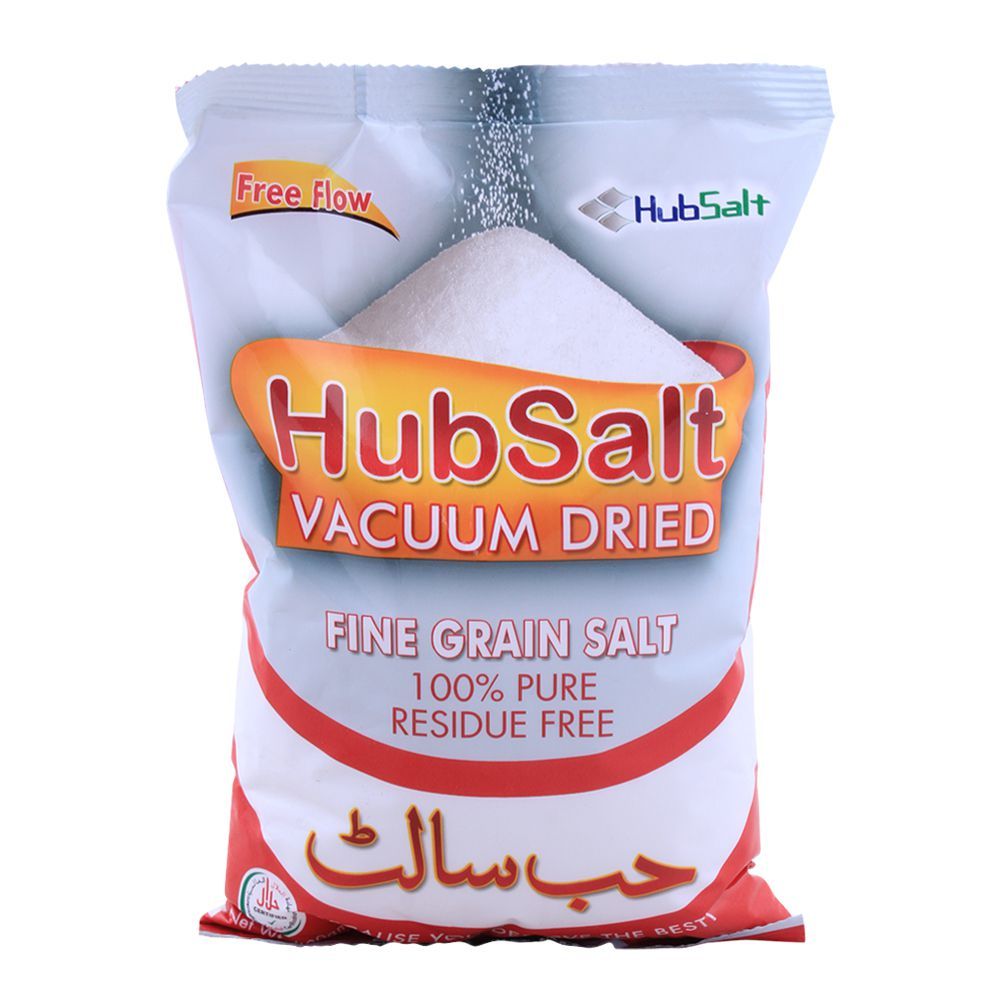 HubSalt Vacuum Fine Grain Salt, 800g - Main Image