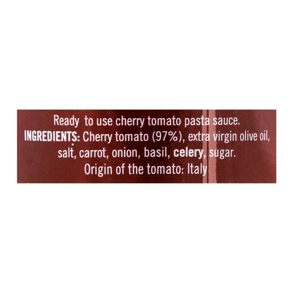 Agromonte Red Cherry Tomato Pasta Sauce, Gluten Free, 330g - Image 3