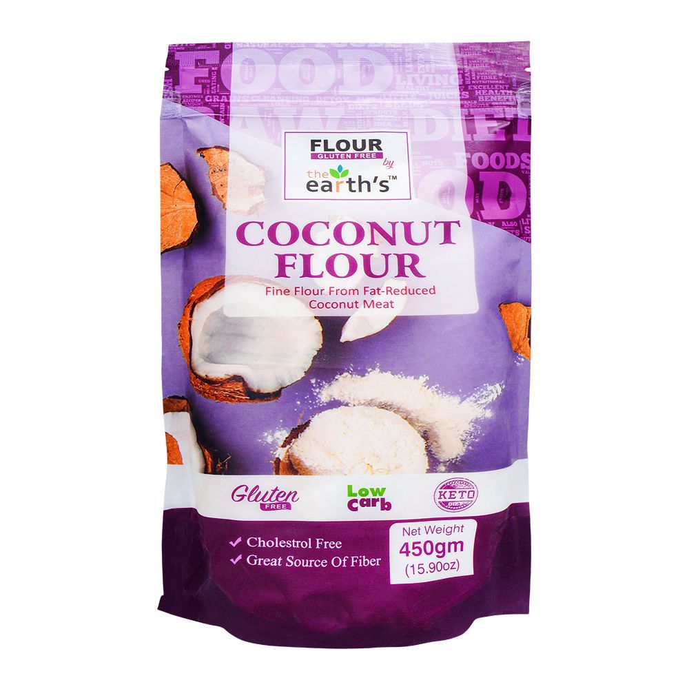 The Earth's Coconut Flour, 450g - Main Image