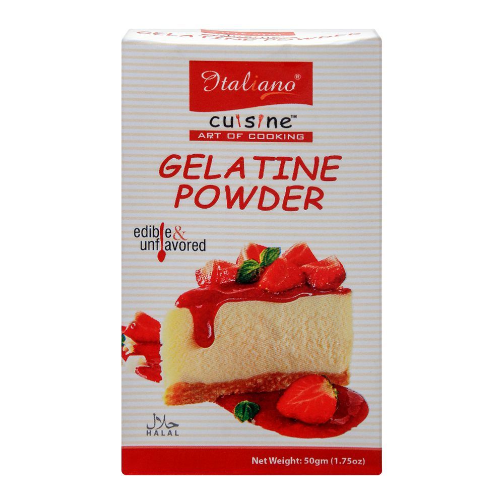 Italiano Gelatine Powder, 50g - Main Image