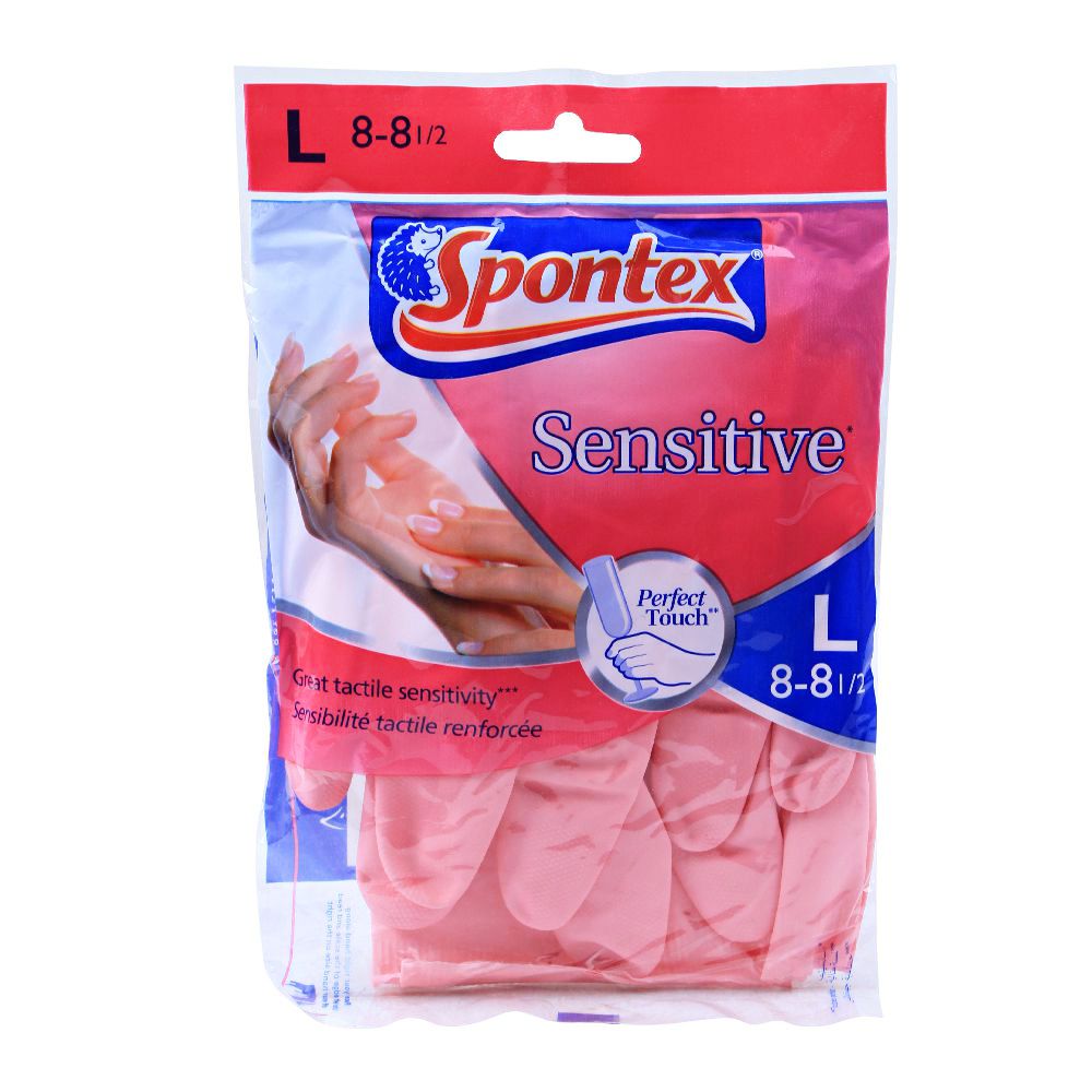 Spontex Sensitive Hand Gloves, Large - Main Image