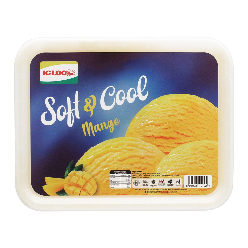 Igloo Soft & Cool Mango Frozen Dessert, 1600ml - Main Image