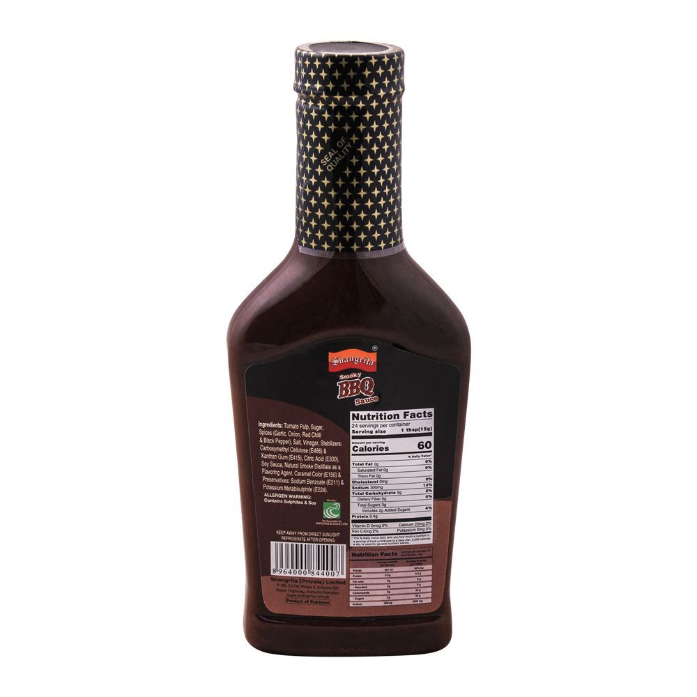 Shangrila Smoky BBQ Sauce, 360g - Image 2