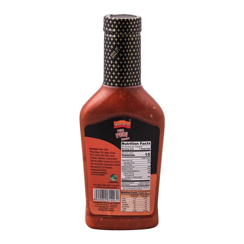 Shangrila Peri Peri Chilli Sauce, 350g - Image 2