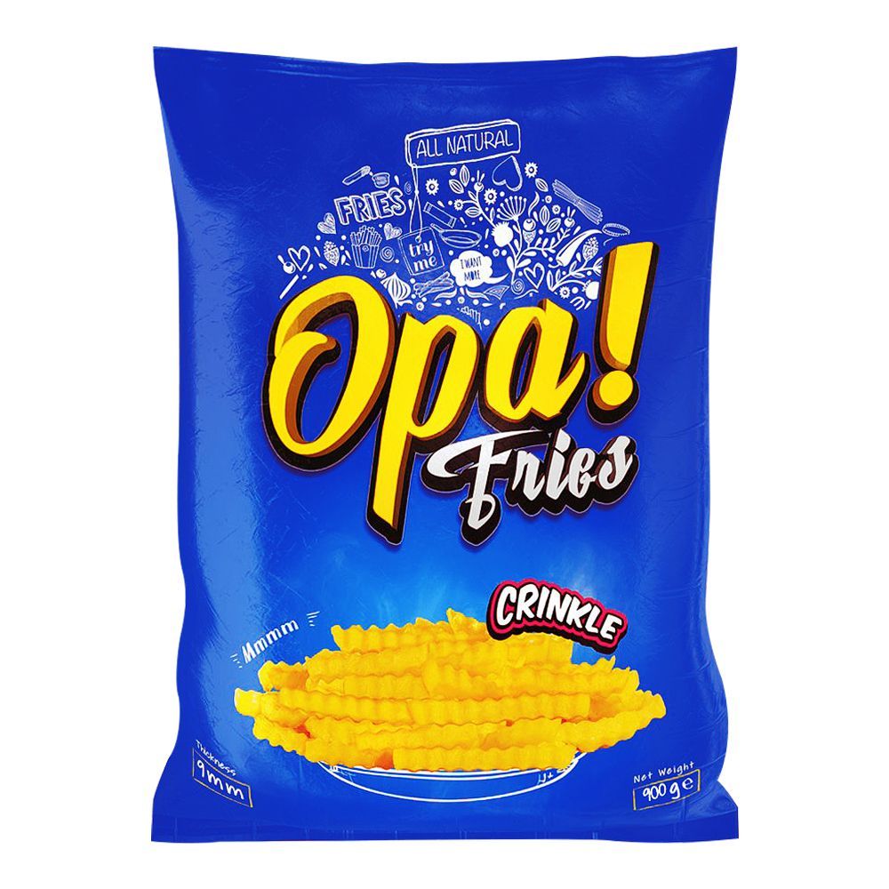 Opa! Fries Crinkle, 9mm, 900g - Main Image