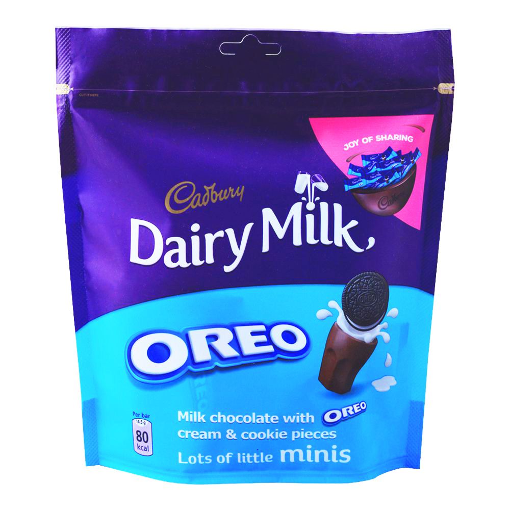 Cadbury Dairy Milk Oreo Mini Bars Bag (Local), 188.5g - Main Image