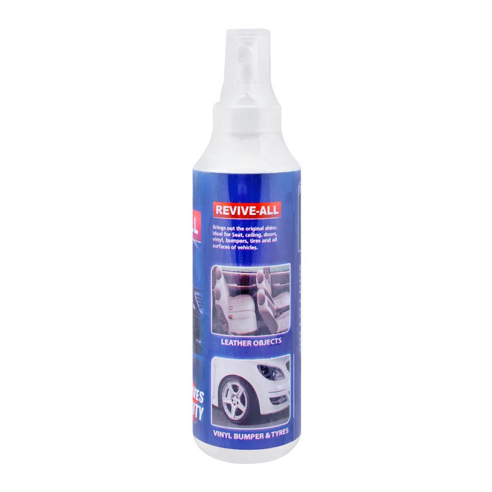 Kiwi Revive-All, Renew & Polish Car Interior, Lamps and Types, 250ml - Image 2