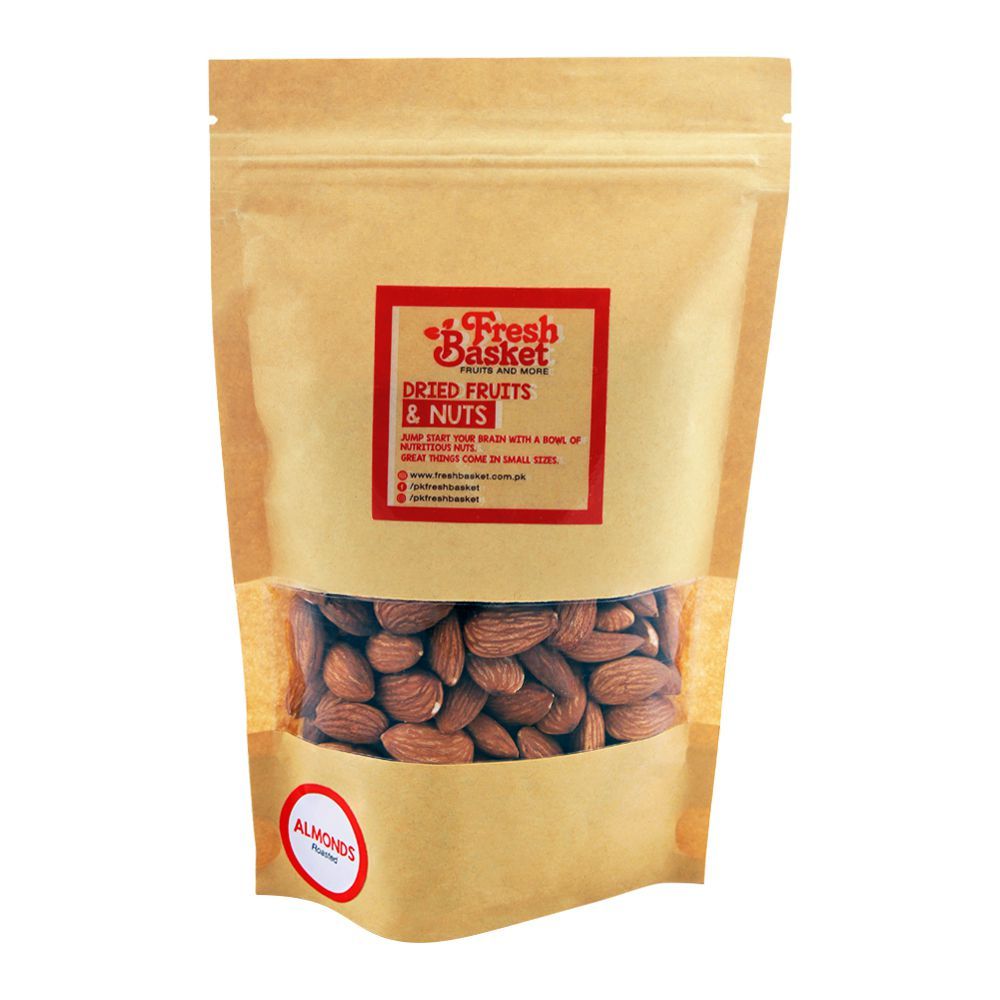 Fresh Basket Almonds (Badam), Roasted, 250g - Main Image