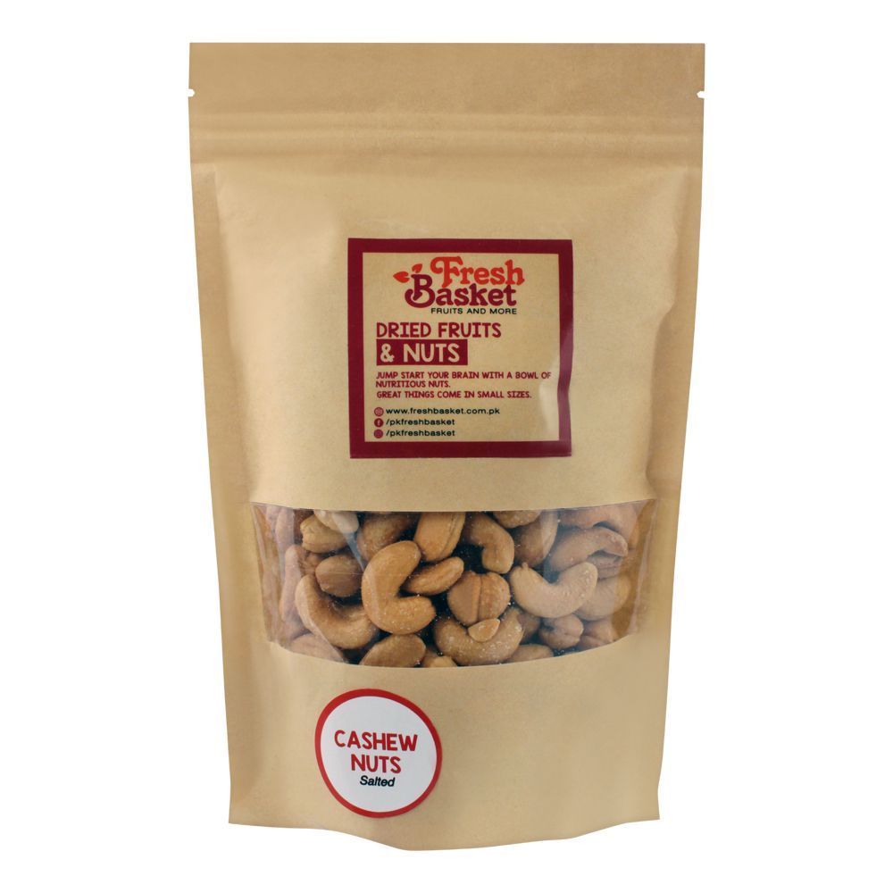 Fresh Basket Cashew Nuts, Salted, 250g - Main Image