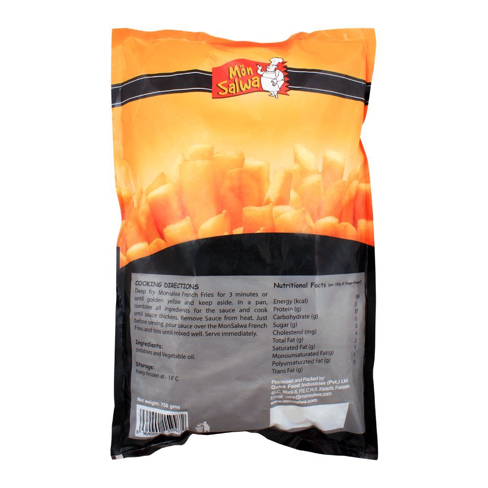 MonSalwa Frozen French Fries, 750g - Image 2