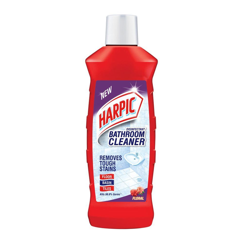 Harpic Disinfectant Bathroom Cleaner, Floral, 1000ml - Image 2