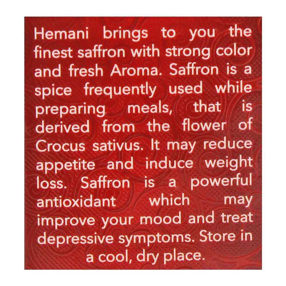 Hemani Premium Quality Saffron, 1g - Image 4