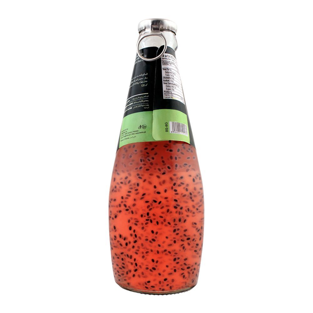 Dwink Basil Seed Drink Pink Guava Flavor, 290ml - Image 2