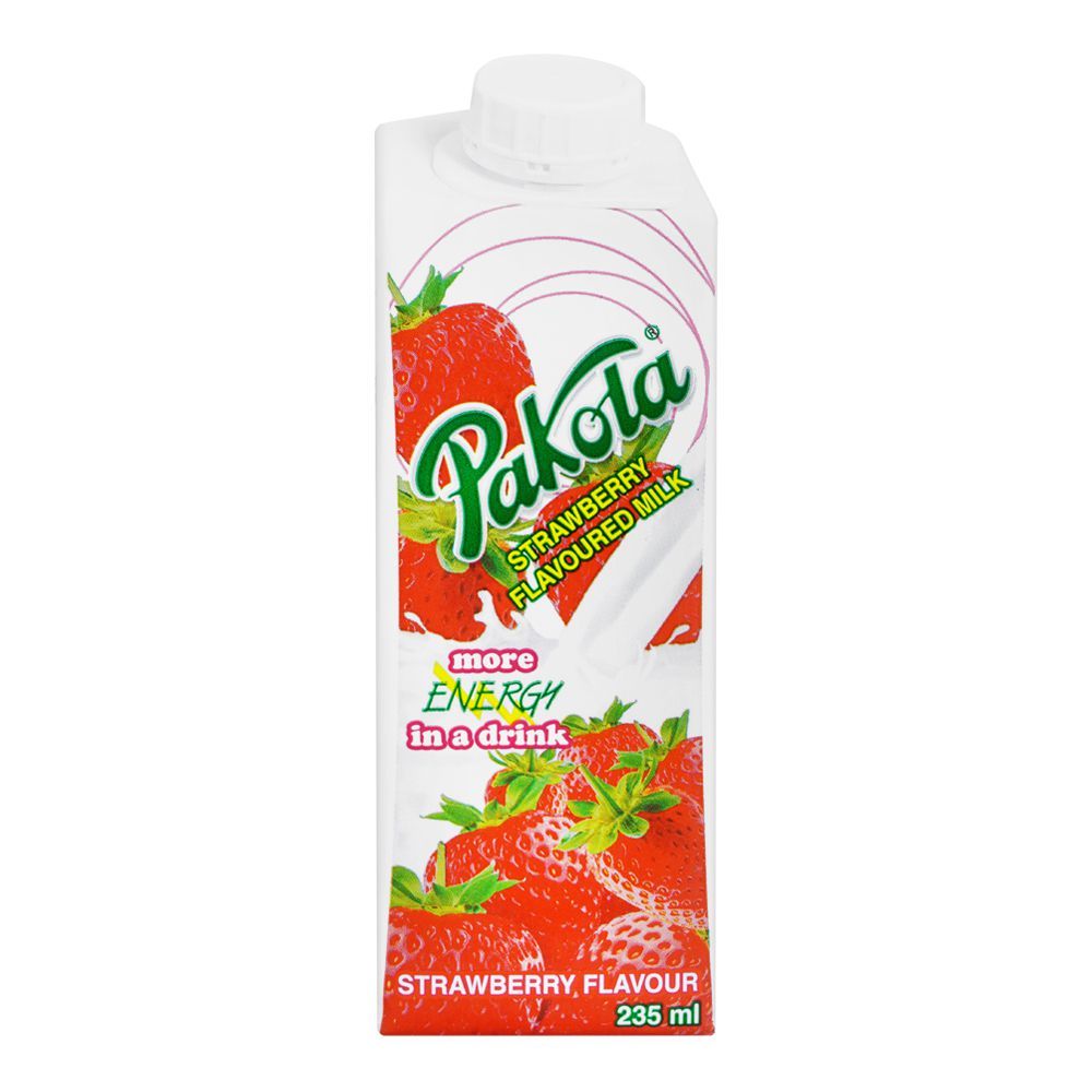 Pakola Strawberry Flavored Milk, 235ml - Main Image