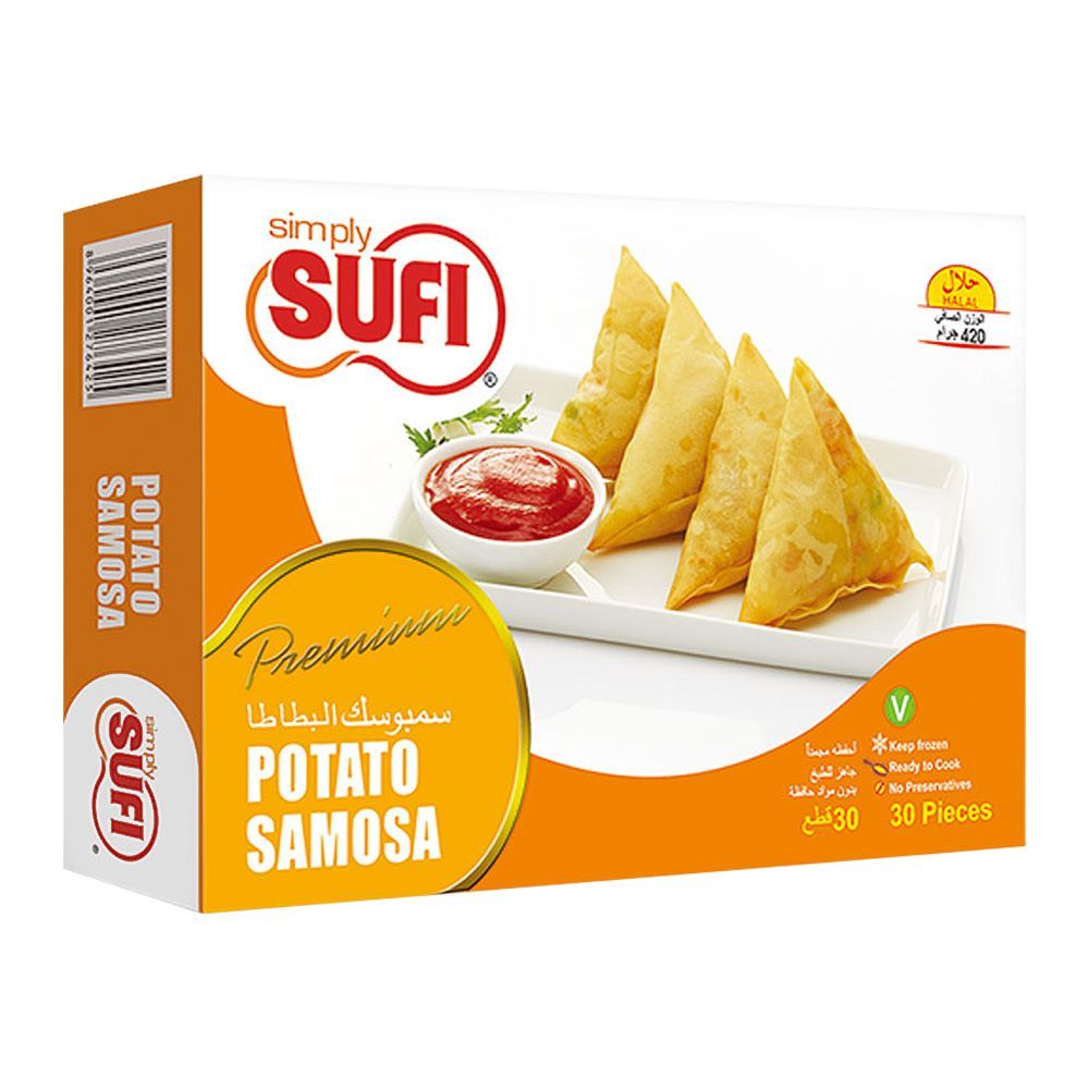 Sufi Potato Samosa, 30 Pieces, 420g - Main Image