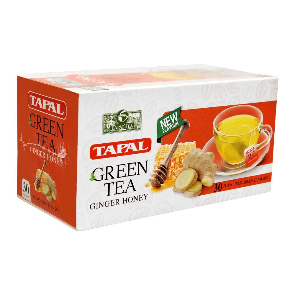 Tapal Ginger Honey Green Tea Bag, 30-Pack - Main Image