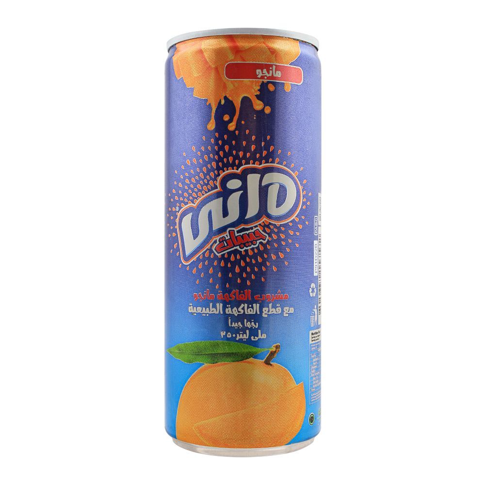 Daani Float Mango Drink, With Fruit Pieces, Can, 250ml - Image 2