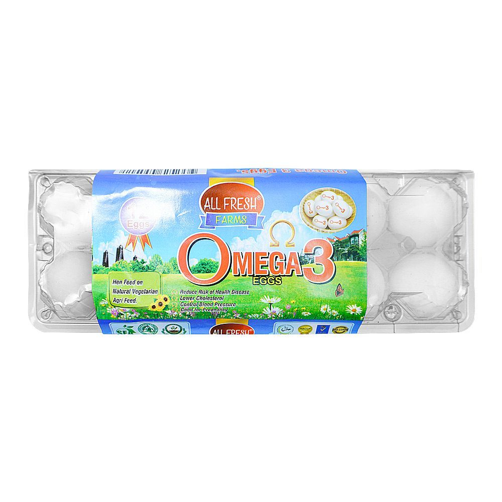 All Fresh Farms Omega 3 Eggs, 12-Pack - Image 2