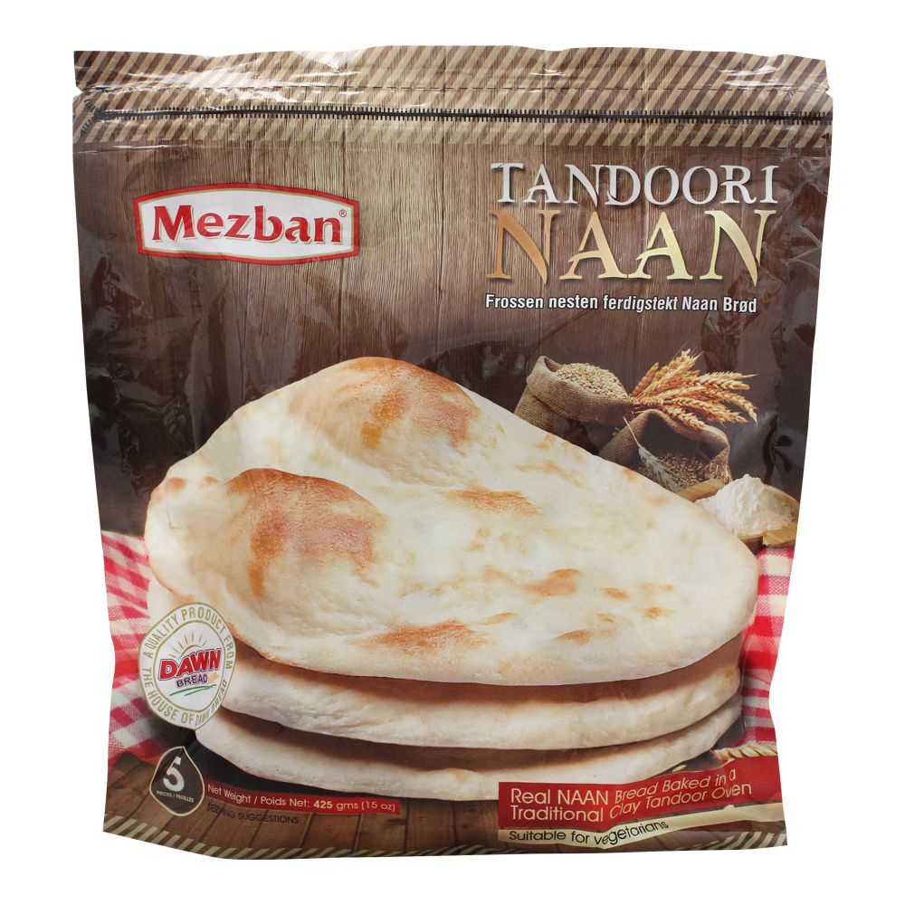 Mezban Tandoori Naan, 5 Pieces, 500g - Main Image