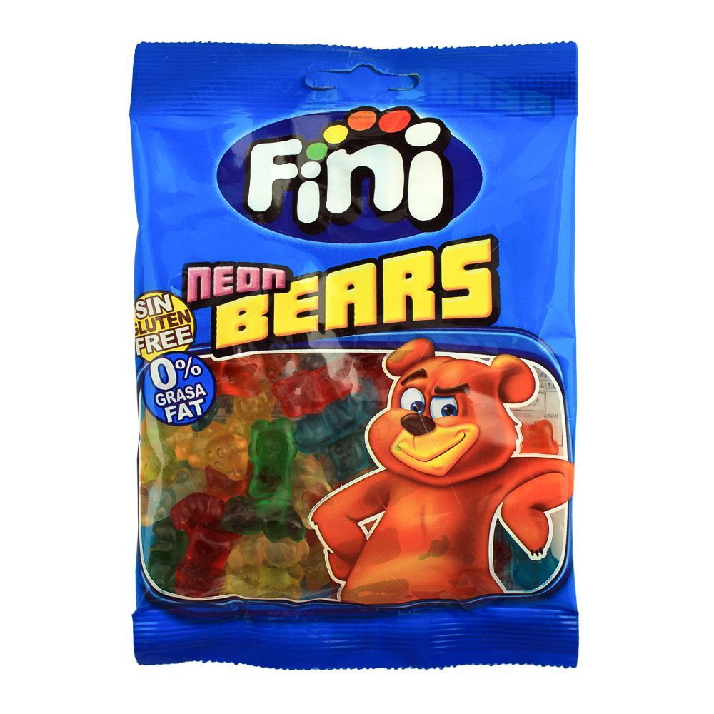 Fini Neon Bears Jelly, Gluten Free, 80g - Main Image