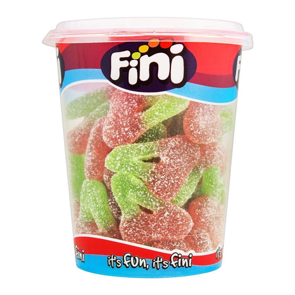 Fini Sour Twin Cherries Cup Jelly, Gluten Free, 200g - Main Image