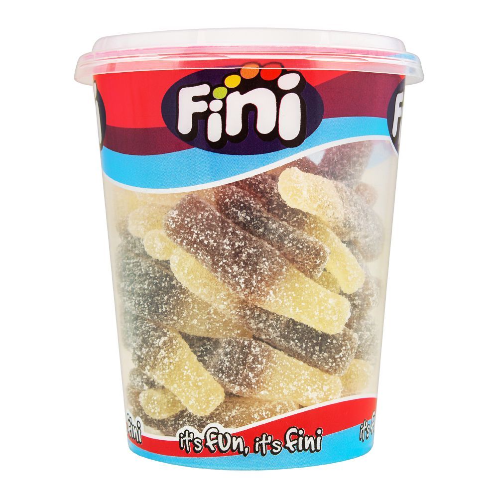 Fini Sour Cola Bottles Cup Jelly, Gluten Free, 200g - Main Image