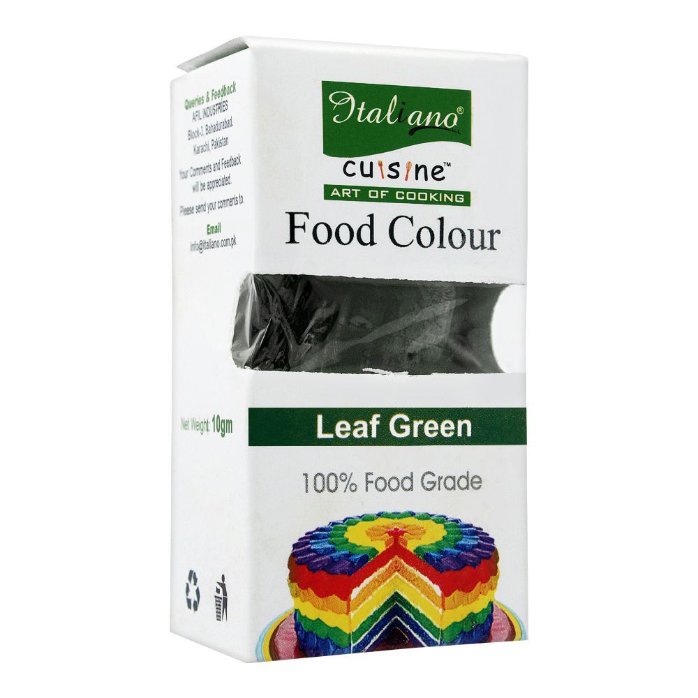 Italiano Food Colour, Leaf Green, 10g - Main Image