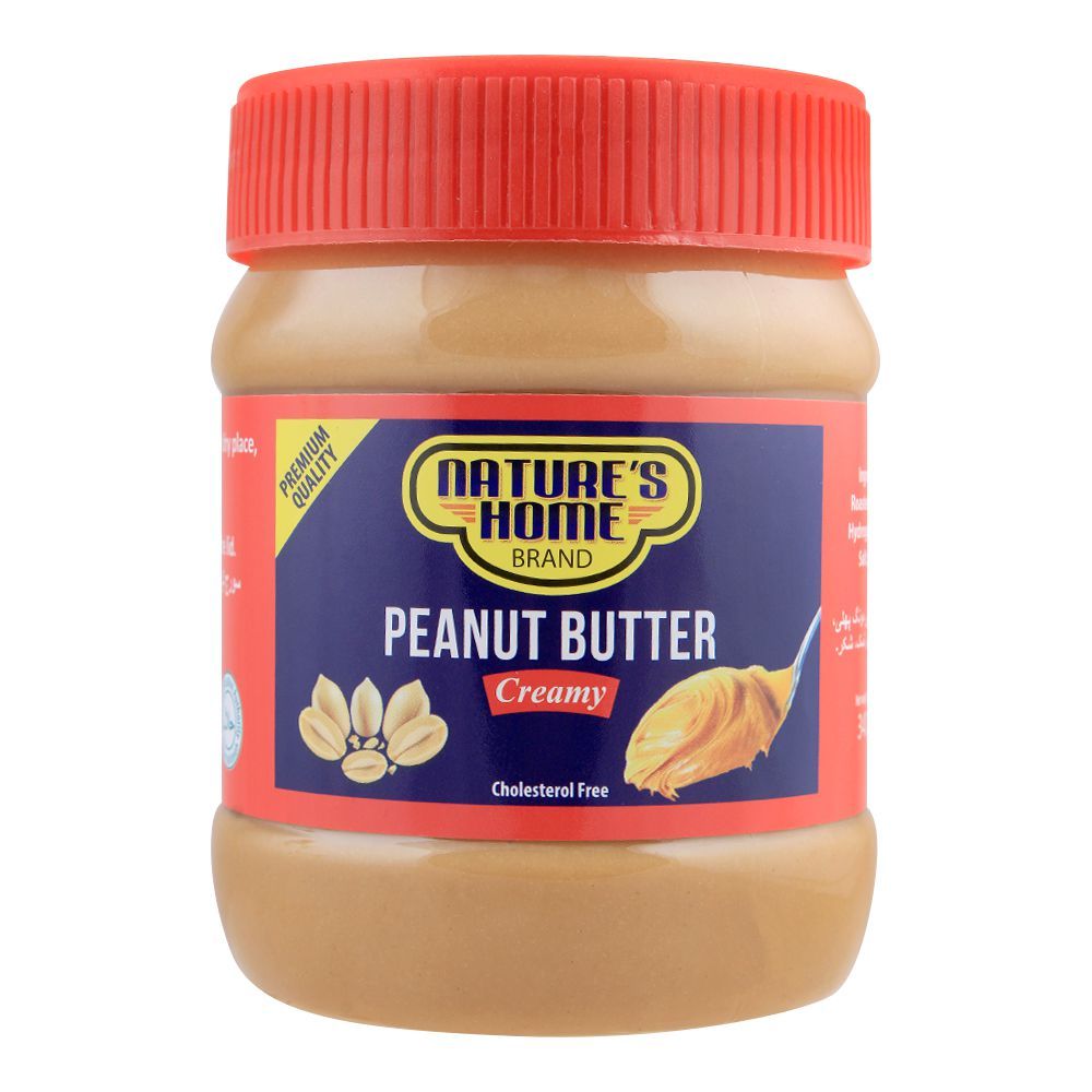 Nature's Home Peanut Butter, Creamy, 340g - Main Image