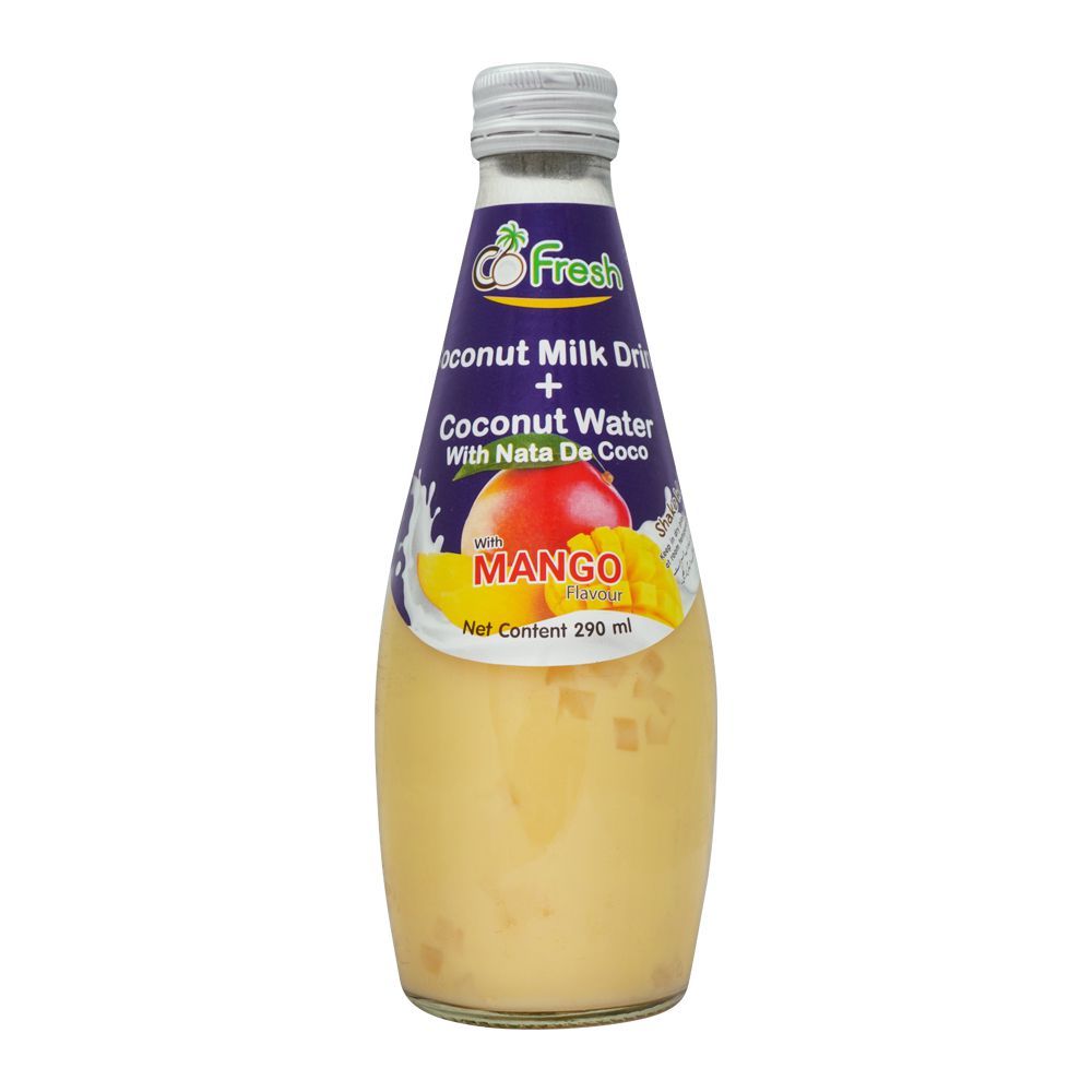 CoFresh Coconut Milk Drink, Mango, Bottle, 290ml - Main Image