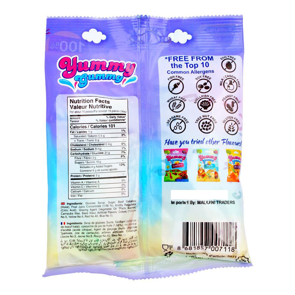 Yummy Gummy Jelly Gummy Bears, Gluten Free, 150g - Image 2