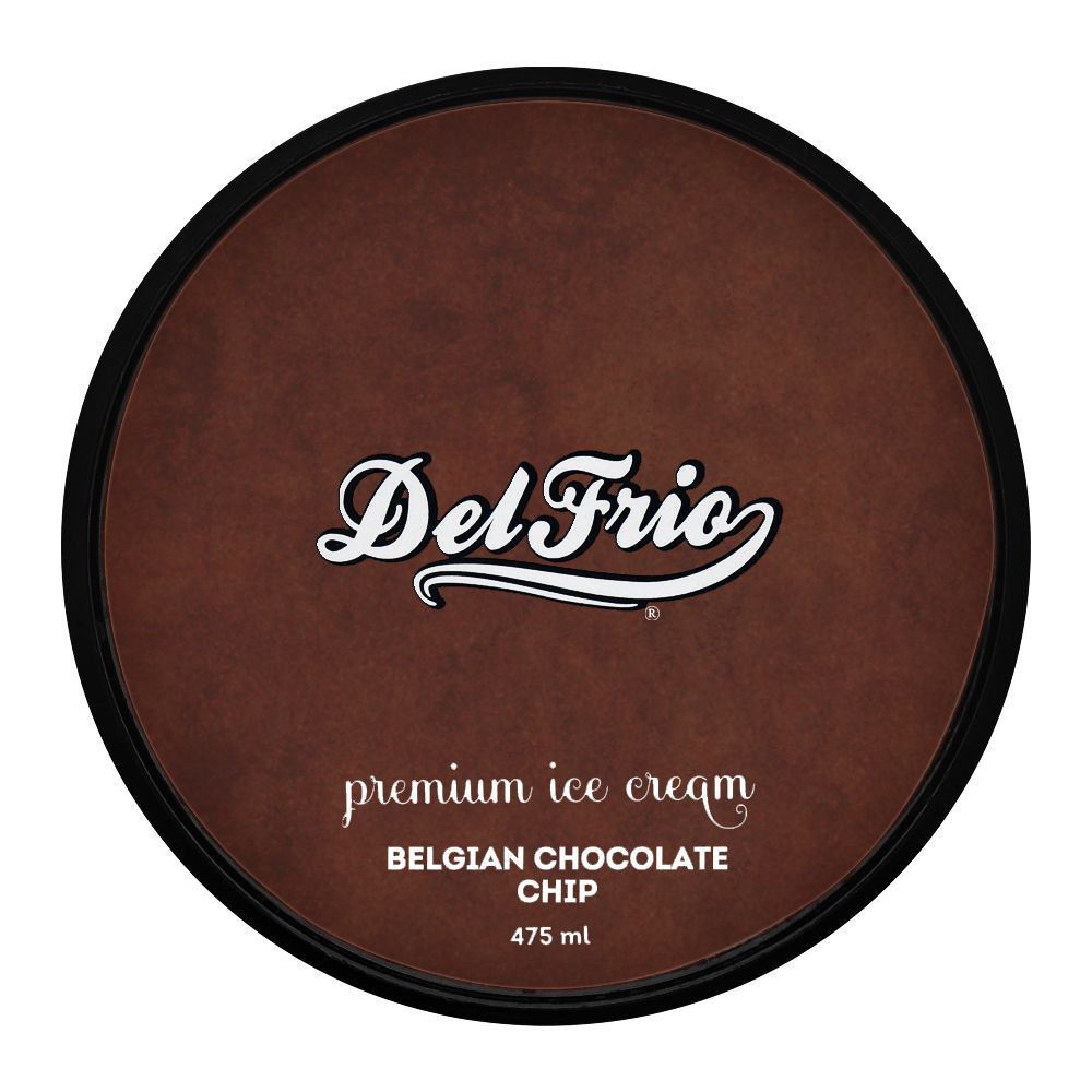 Delfrio Belgian Chocolate Chip Premium Ice Cream, 475ml - Image 2