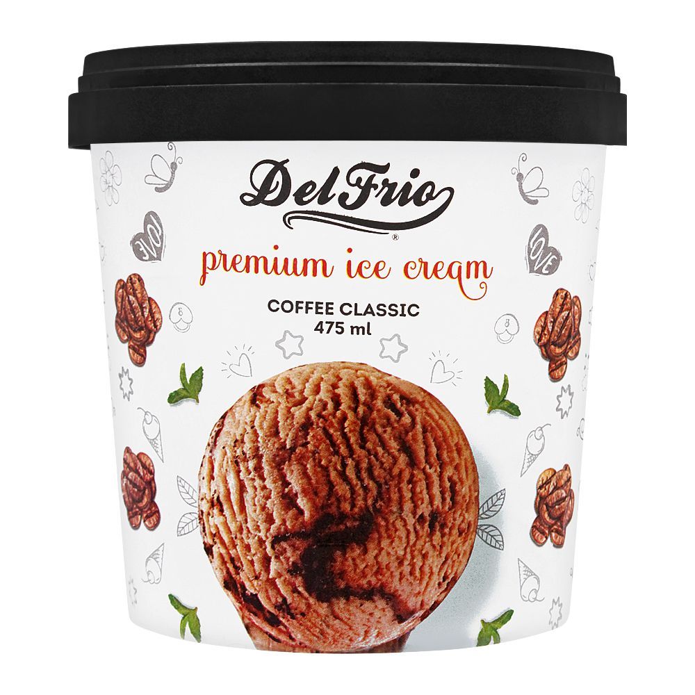 Delfrio Coffee Classic Premium Ice Cream, 475ml - Main Image